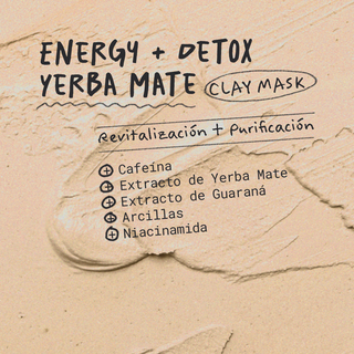 Energy + Detox Yerba Mate & Clay Mask